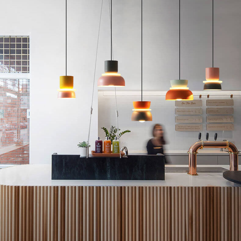 Macaron Style LED Hanging Light Fixture