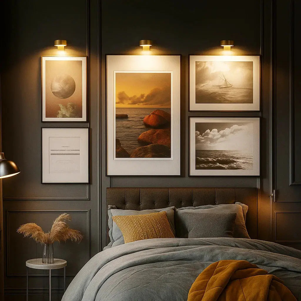 Convert Any Photo Into Art – Gallery Lighting Without Drills & Cable-Free Installation
