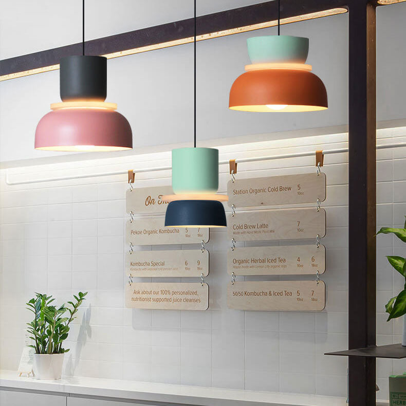 Macaron Style LED Hanging Light Fixture