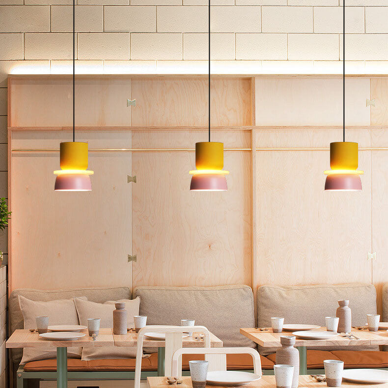 Macaron Style LED Hanging Light Fixture