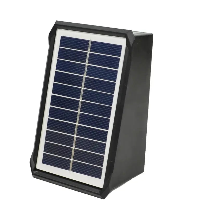 Solar Outdoor Wall Light with RGB & Warm White – Wireless & Automatic