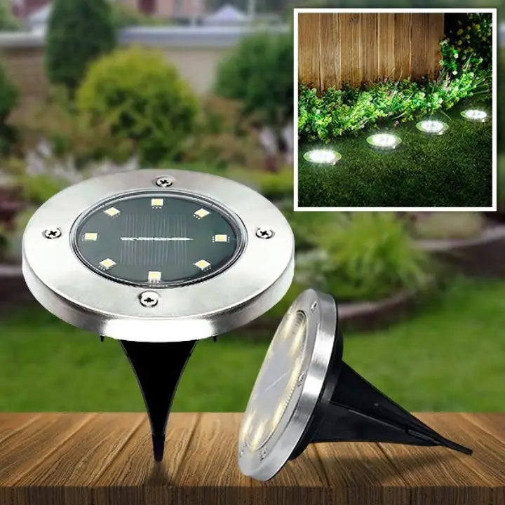 3-Pack Solar Garden Lights – Stylish Outdoor Illumination Without Wires