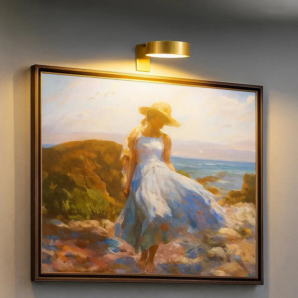 Convert Any Photo Into Art – Gallery Lighting Without Drills & Cable-Free Installation