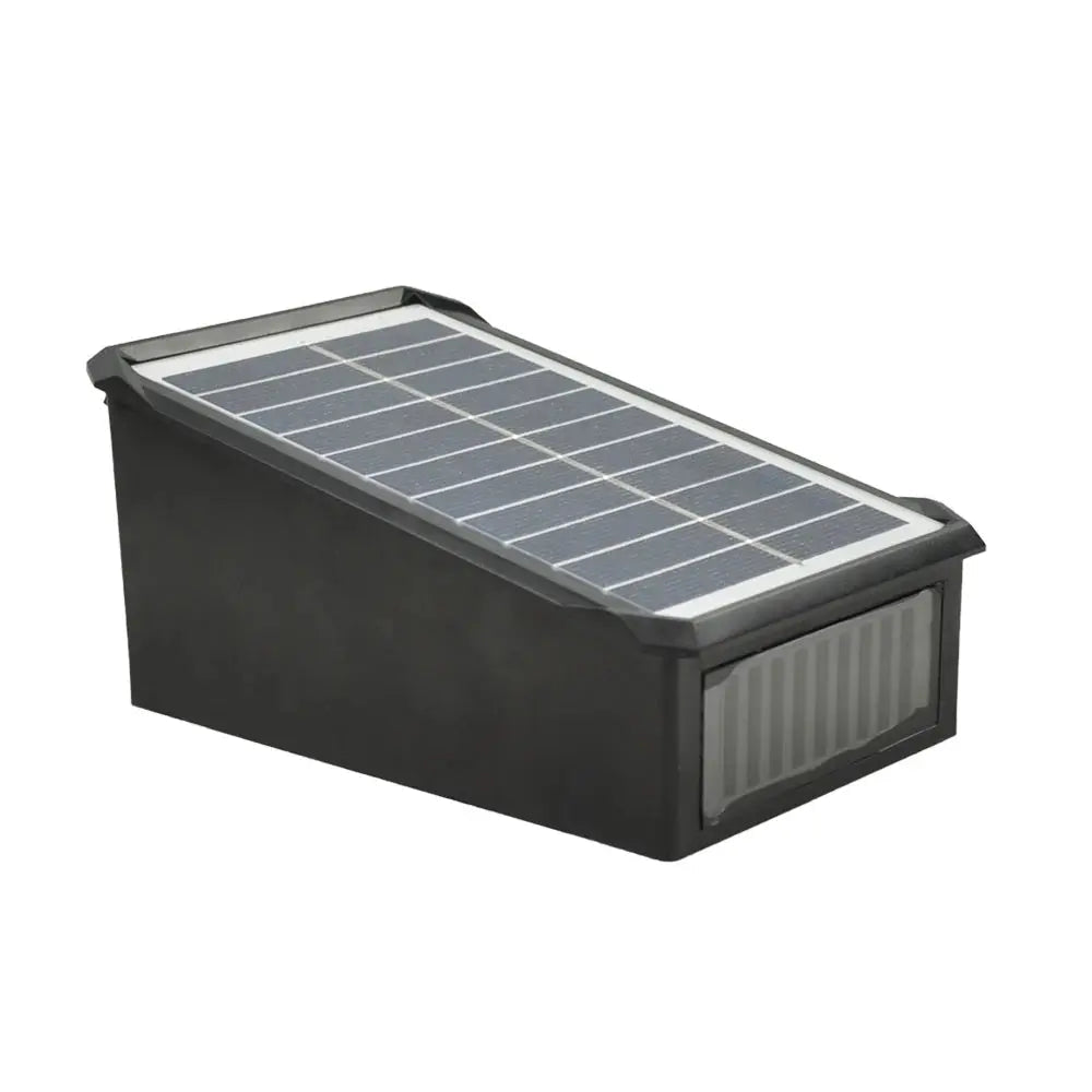 Solar Outdoor Wall Light with RGB & Warm White – Wireless & Automatic