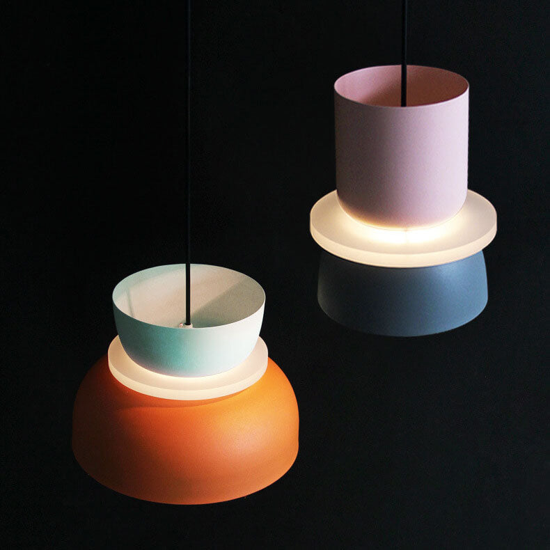 Macaron Style LED Hanging Light Fixture